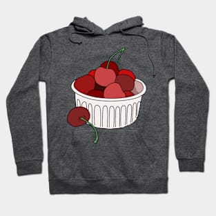 Cherries in a ramekin Hoodie